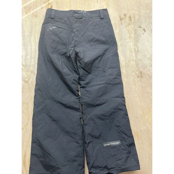 Obermeyer Youth Teens‎ Ski Pants XS (6-7) Black Lined Pockets Style 35084 EUC - Picture 3 of 5
